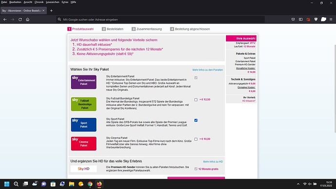 Sky-Preise