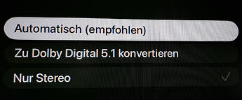 Apple TV Stereo