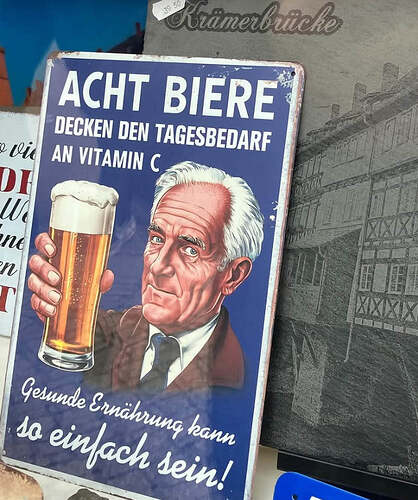 8 Biere