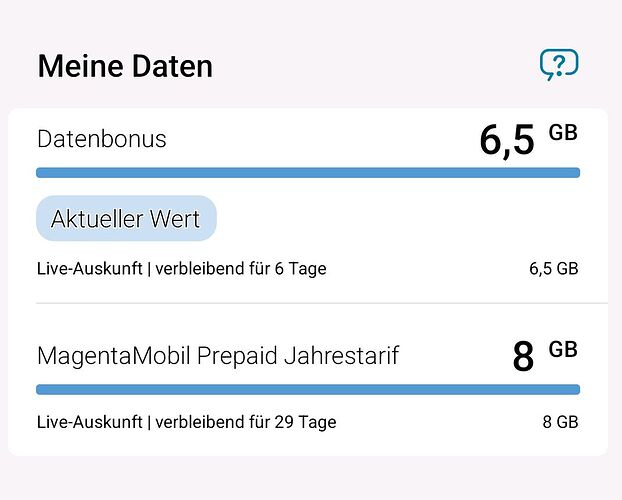 Datenbonus